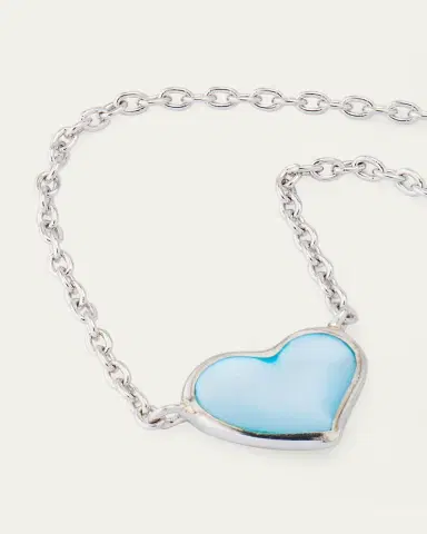 Jan Leslie Mother-of-Pearl Single Heart Necklace | Thumbnail 3 Jan Leslie Mother-of-Pearl Single Heart Necklace | Thumbnail 3