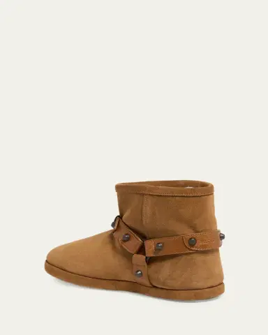 Balenciaga Alaska Soft Shearling-Lined Suede Ankle Booties | Thumbnail 2 Balenciaga Alaska Soft Shearling-Lined Suede Ankle Booties | Thumbnail 2