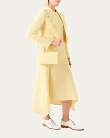 Akris Helena Wool Crepe Open-Front Short Jacket | Thumbnail 2 Akris Helena Wool Crepe Open-Front Short Jacket | Thumbnail 2