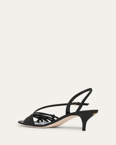 Valentino Garavani 55mm Nodine Leather Kitten-Heel Pumps | Thumbnail 2 Valentino Garavani 55mm Nodine Leather Kitten-Heel Pumps | Thumbnail 2