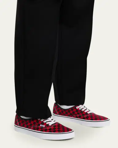 Valentino Garavani x Vans Men's Tess St VLogo Check Canvas Low-Top Sneakers | Thumbnail 10 Valentino Garavani x Vans Men's Tess St VLogo Check Canvas Low-Top Sneakers | Thumbnail 10
