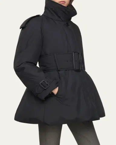 Burberry Berryhill Belted Padded Trench Coat | Thumbnail 4 Burberry Berryhill Belted Padded Trench Coat | Thumbnail 4