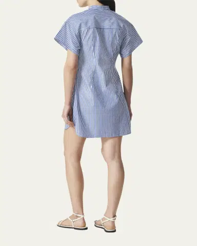 Rag & Bone Gretchen Stripe Twist-Front Dress | Thumbnail 3 Rag & Bone Gretchen Stripe Twist-Front Dress | Thumbnail 3
