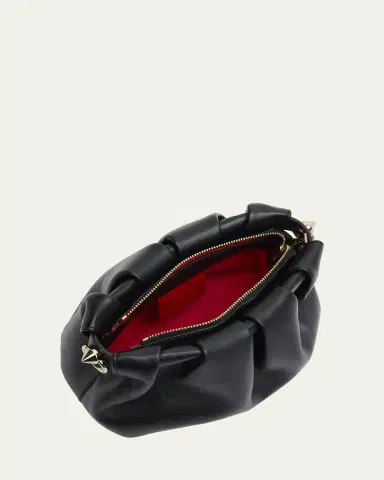 Christian Louboutin Eva Mini Pleated Crossbody Bag in Nappa Leather | Thumbnail 4 Christian Louboutin Eva Mini Pleated Crossbody Bag in Nappa Leather | Thumbnail 4
