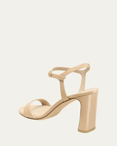 Stuart Weitzman Babette Patent Leather Ankle-Strap Sandals | Thumbnail 8 Stuart Weitzman Babette Patent Leather Ankle-Strap Sandals | Thumbnail 8