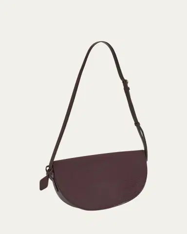 Alaïa East-West Curved Goatskin Leather Shoulder Bag | Thumbnail 7 Alaïa East-West Curved Goatskin Leather Shoulder Bag | Thumbnail 7