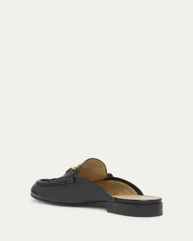 Valentino Garavani VLogo Signature Leather Loafer Mules | Thumbnail 2 Valentino Garavani VLogo Signature Leather Loafer Mules | Thumbnail 2