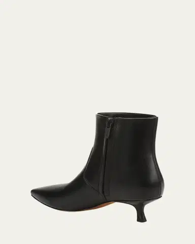 Vince Simone Leather Ankle Booties | Thumbnail 3 Vince Simone Leather Ankle Booties | Thumbnail 3