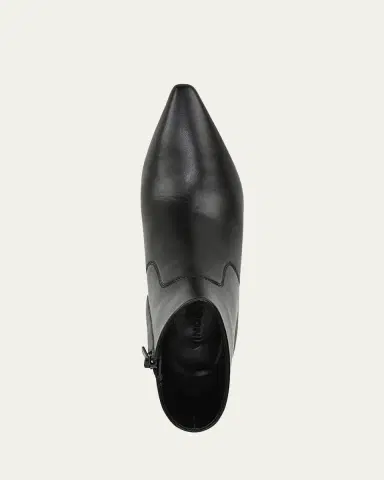Vince Simone Leather Ankle Booties | Thumbnail 4 Vince Simone Leather Ankle Booties | Thumbnail 4