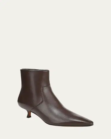 Vince Simone Leather Ankle Booties | Thumbnail 5 Vince Simone Leather Ankle Booties | Thumbnail 5