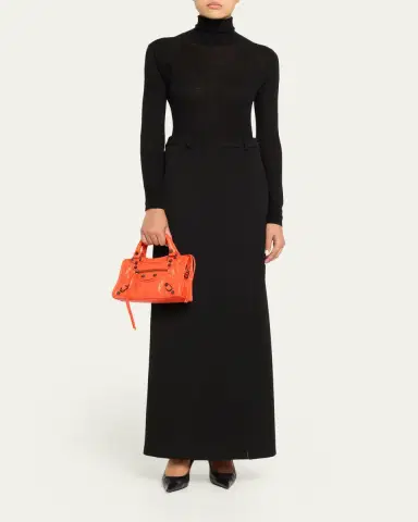 Balenciaga Le City Mini Leather Top-Handle Bag | Thumbnail 9 Balenciaga Le City Mini Leather Top-Handle Bag | Thumbnail 9
