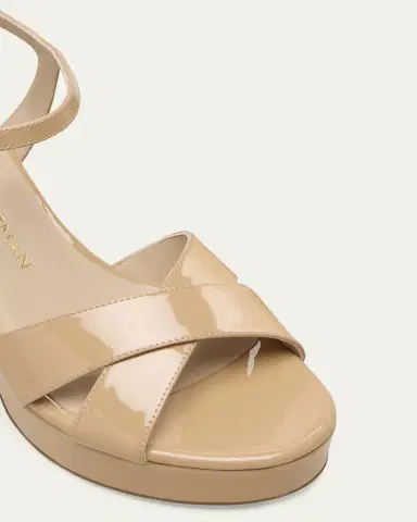 Stuart Weitzman Dayna Patent Crisscross Platform Sandals | Thumbnail 3 Stuart Weitzman Dayna Patent Crisscross Platform Sandals | Thumbnail 3