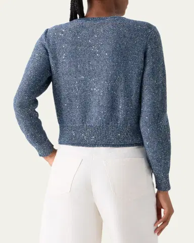 Akris Knit Cardigan with Sequins | Thumbnail 7 Akris Knit Cardigan with Sequins | Thumbnail 7