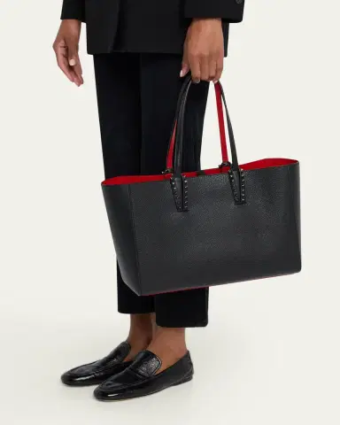 Christian Louboutin Cabata Soft Small Tote Bag in Grained Leather | Thumbnail 2 Christian Louboutin Cabata Soft Small Tote Bag in Grained Leather | Thumbnail 2