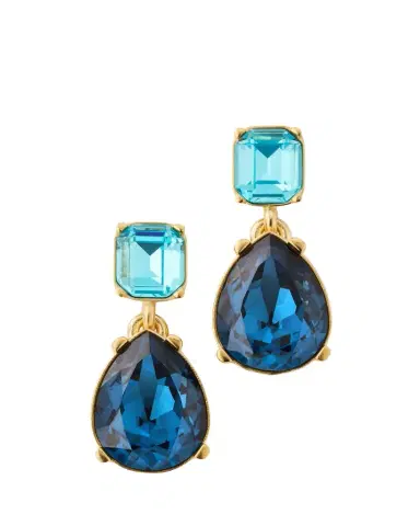 Oscar de la Renta Crystal Drop Earrings | Thumbnail 1 Oscar de la Renta Crystal Drop Earrings | Thumbnail 1