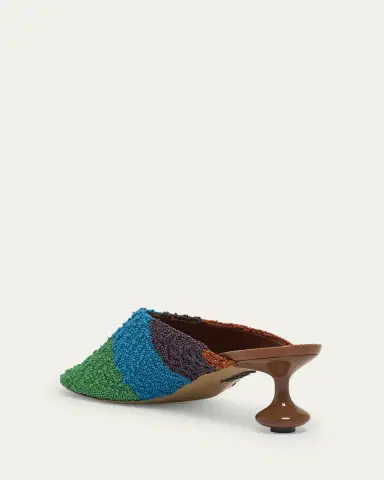 LOEWE x Albers Toy Embroidered Canvas Mules | Thumbnail 4 LOEWE x Albers Toy Embroidered Canvas Mules | Thumbnail 4