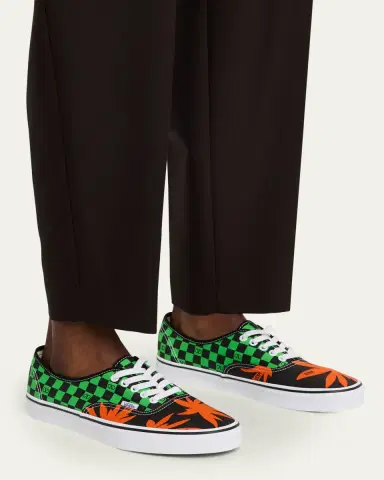 Valentino Garavani x Vans Men's Tess St VLogo Tropical Canvas Low-Top Sneakers | Thumbnail 2 Valentino Garavani x Vans Men's Tess St VLogo Tropical Canvas Low-Top Sneakers | Thumbnail 2