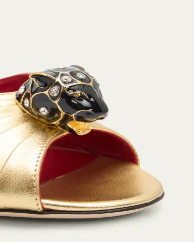 Valentino Garavani 55mm Panthea Embellished Metallic Leather Mules | Thumbnail 5 Valentino Garavani 55mm Panthea Embellished Metallic Leather Mules | Thumbnail 5