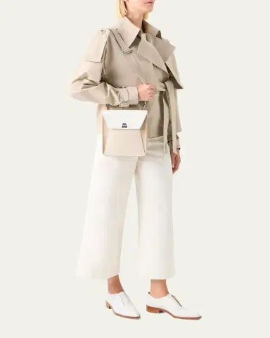 Akris Anouk Small Leather Messenger Bag | Thumbnail 6 Akris Anouk Small Leather Messenger Bag | Thumbnail 6