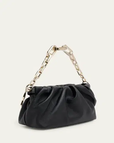 Christian Louboutin Eva Small Pleated Shoulder Bag in Nappa Leather | Thumbnail 2 Christian Louboutin Eva Small Pleated Shoulder Bag in Nappa Leather | Thumbnail 2