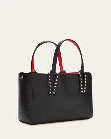 Christian Louboutin Cabata Mini Tote Bag in Leather with Spikes | Thumbnail 2 Christian Louboutin Cabata Mini Tote Bag in Leather with Spikes | Thumbnail 2