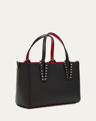 Christian Louboutin Cabata Mini Tote Bag in Leather with Spikes | Thumbnail 5 Christian Louboutin Cabata Mini Tote Bag in Leather with Spikes | Thumbnail 5