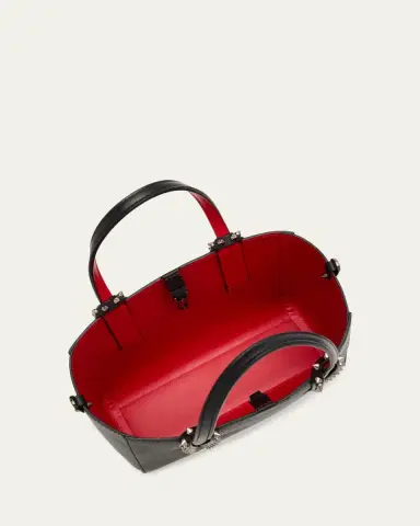 Christian Louboutin Cabata Mini Tote Bag in Leather with Spikes | Thumbnail 6 Christian Louboutin Cabata Mini Tote Bag in Leather with Spikes | Thumbnail 6