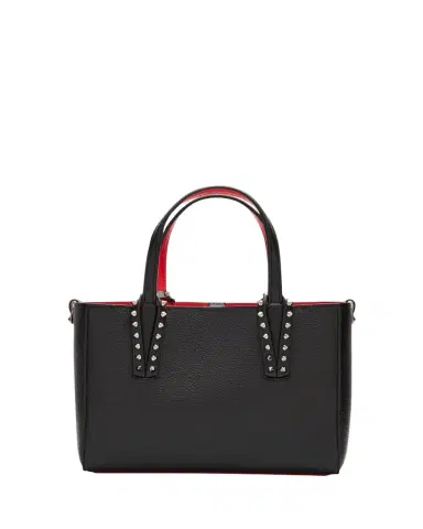 Christian Louboutin Cabata Mini Tote Bag in Leather with Spikes | Thumbnail 1 Christian Louboutin Cabata Mini Tote Bag in Leather with Spikes | Thumbnail 1