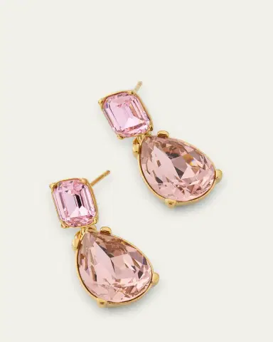 Oscar de la Renta Crystal Drop Earrings | Thumbnail 3 Oscar de la Renta Crystal Drop Earrings | Thumbnail 3