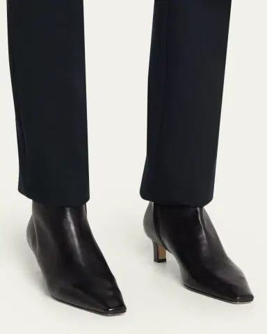THE ROW Carla Nappa Leather Booties | Thumbnail 2 THE ROW Carla Nappa Leather Booties | Thumbnail 2