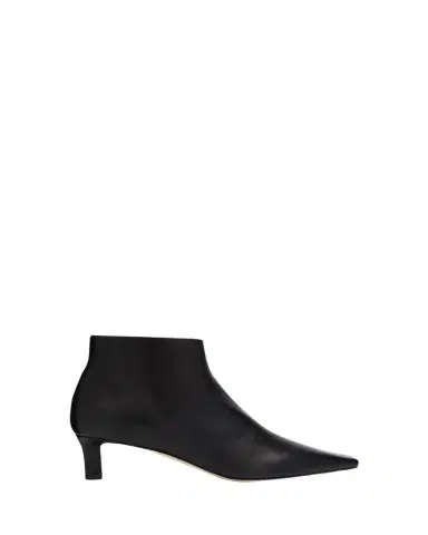 THE ROW Carla Nappa Leather Booties | Thumbnail 1 THE ROW Carla Nappa Leather Booties | Thumbnail 1