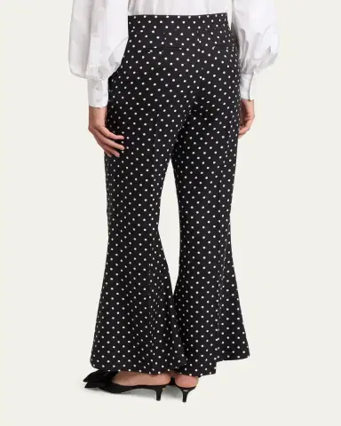Valentino Garavani Polka-Dot Flare Pants | Thumbnail 3 Valentino Garavani Polka-Dot Flare Pants | Thumbnail 3