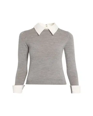 ALICE + OLIVIA Porla Collared Sweater | Thumbnail 1 ALICE + OLIVIA Porla Collared Sweater | Thumbnail 1