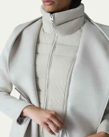 Mackage Shia 2-in-1 Double-Face Wool Coat with Removable Bib | Thumbnail 9 Mackage Shia 2-in-1 Double-Face Wool Coat with Removable Bib | Thumbnail 9