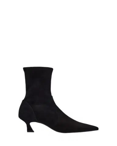 Stuart Weitzman 0mm Vinnie Suede Stretch Booties | Thumbnail 1 Stuart Weitzman 0mm Vinnie Suede Stretch Booties | Thumbnail 1