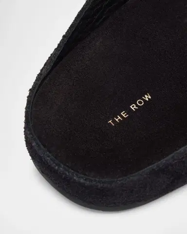 THE ROW Hudson Suede Slide Mules | Thumbnail 4 THE ROW Hudson Suede Slide Mules | Thumbnail 4