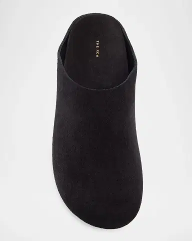 THE ROW Hudson Suede Slide Mules | Thumbnail 5 THE ROW Hudson Suede Slide Mules | Thumbnail 5