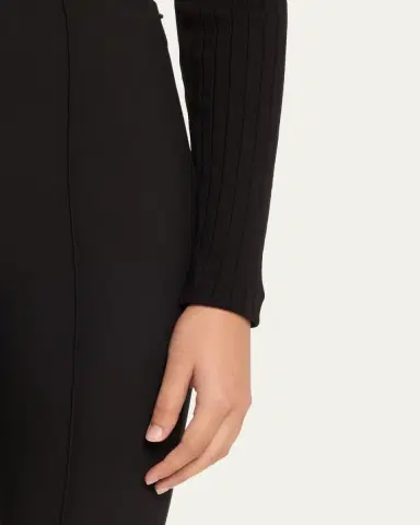 Vince Cropped Flare-Leg Pintuck Pants | Thumbnail 5 Vince Cropped Flare-Leg Pintuck Pants | Thumbnail 5