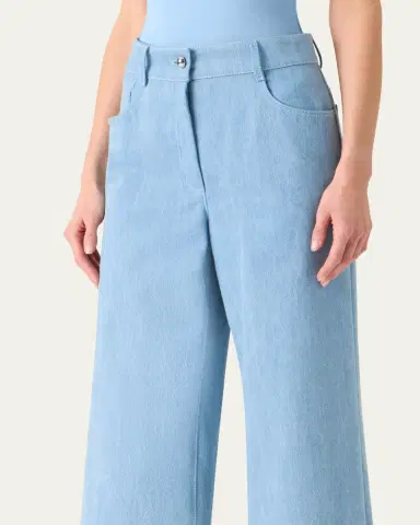 Akris punto Cooper Wide-Leg Denim Pants | Thumbnail 5 Akris punto Cooper Wide-Leg Denim Pants | Thumbnail 5