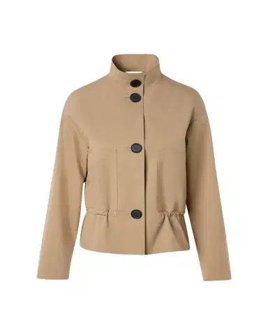 Akris punto Techno Cotton Poplin Short Parka Jacket | Thumbnail 1 Akris punto Techno Cotton Poplin Short Parka Jacket | Thumbnail 1