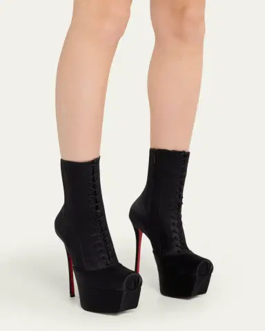 Christian Louboutin 160mm Pavlova Satin Platform Booties | Thumbnail 2 Christian Louboutin 160mm Pavlova Satin Platform Booties | Thumbnail 2