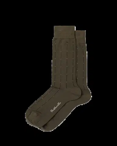 Pantherella Men's Botolph Box Stripe Crew Socks | Thumbnail 2 Pantherella Men's Botolph Box Stripe Crew Socks | Thumbnail 2