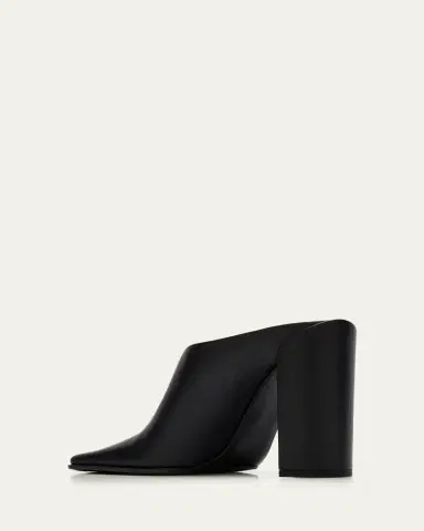 Alaïa Leather Square-Toe Mules | Thumbnail 2 Alaïa Leather Square-Toe Mules | Thumbnail 2