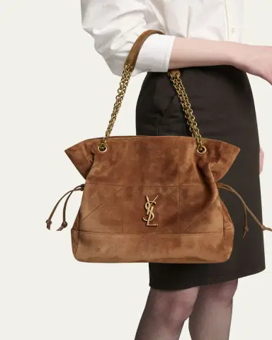 Saint Laurent Jamie 4.3 Medium YSL Tote Bag in Suede | Thumbnail 2 Saint Laurent Jamie 4.3 Medium YSL Tote Bag in Suede | Thumbnail 2
