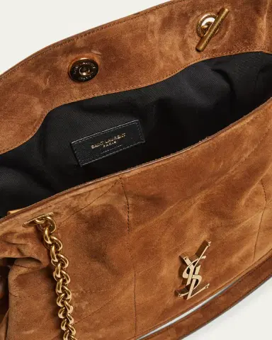 Saint Laurent Jamie 4.3 Medium YSL Tote Bag in Suede | Thumbnail 4 Saint Laurent Jamie 4.3 Medium YSL Tote Bag in Suede | Thumbnail 4