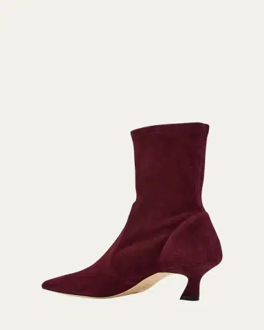 Stuart Weitzman 50mm Vinnie Suede Stretch Booties | Thumbnail 4 Stuart Weitzman 50mm Vinnie Suede Stretch Booties | Thumbnail 4