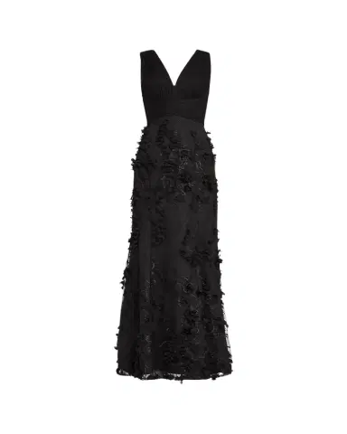Aidan Mattox Embroidered Floral Applique Gown | Thumbnail 1 Aidan Mattox Embroidered Floral Applique Gown | Thumbnail 1