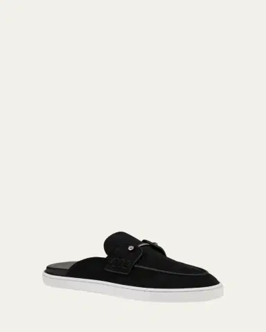 Christian Louboutin Chanme Donna Leather Boat Shoe Mules | Thumbnail 3 Christian Louboutin Chanme Donna Leather Boat Shoe Mules | Thumbnail 3
