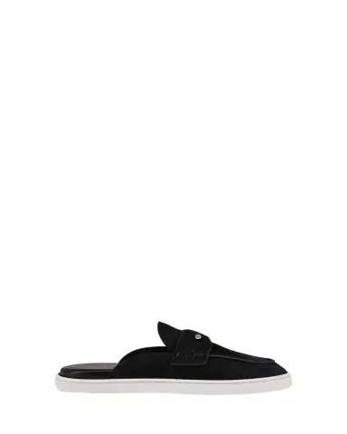 Christian Louboutin Chanme Donna Leather Boat Shoe Mules | Thumbnail 1 Christian Louboutin Chanme Donna Leather Boat Shoe Mules | Thumbnail 1