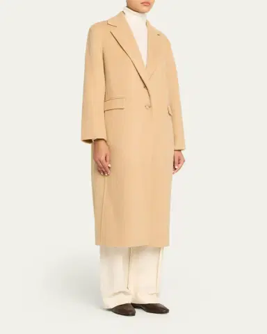 Vince Cashmere-Wool Single-Breasted Coat | Thumbnail 4 Vince Cashmere-Wool Single-Breasted Coat | Thumbnail 4